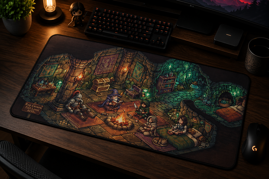 NICOLOCO Desk Mat - Dungeon Crawler Mouse Pad