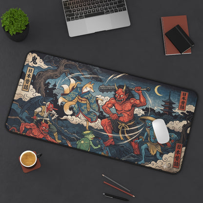NICOLOCO Desk Mat - Night of the Oni Mouse Pad