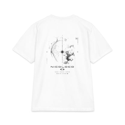 NICOLOCO T-Shirt — NL Brand white Heavyweight tee