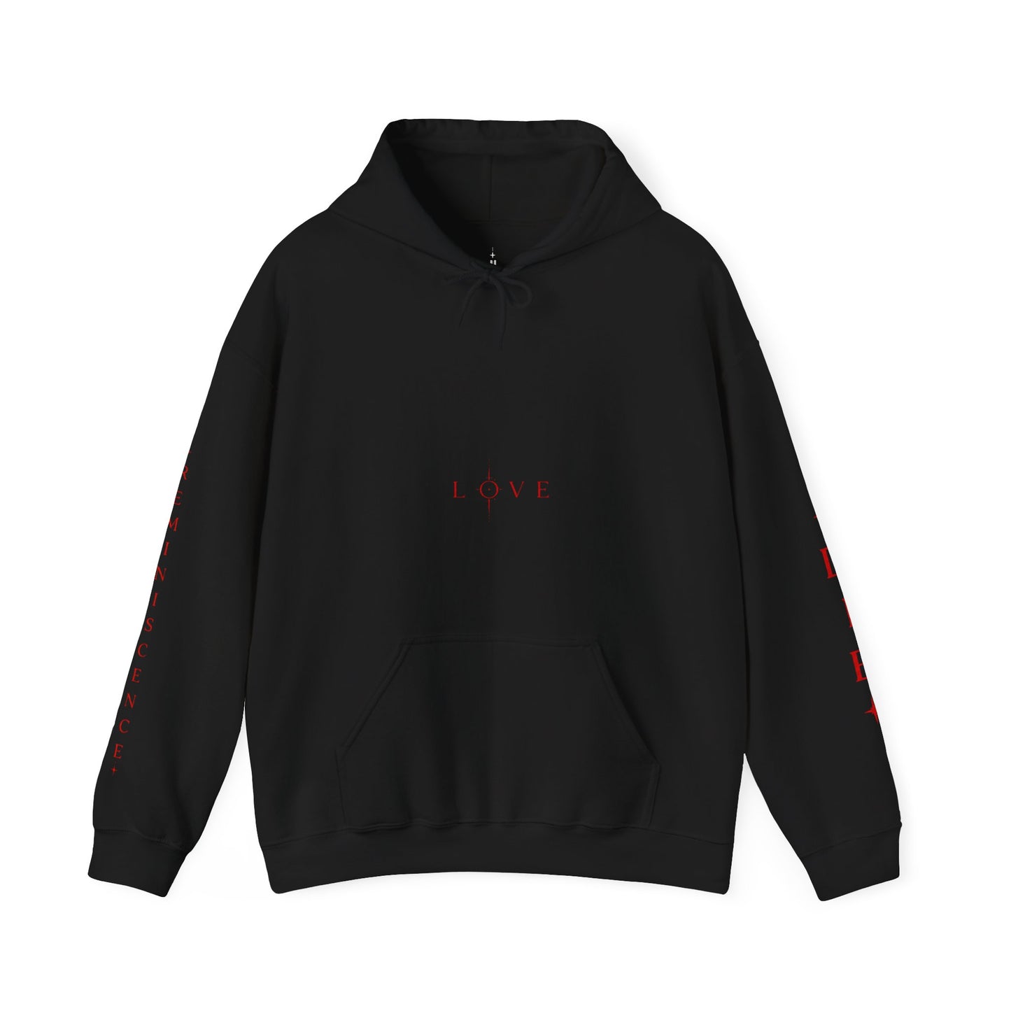 NICOLOCO Hoodie - Midweight "LOVE DIE REMINISCENCE" Graphic