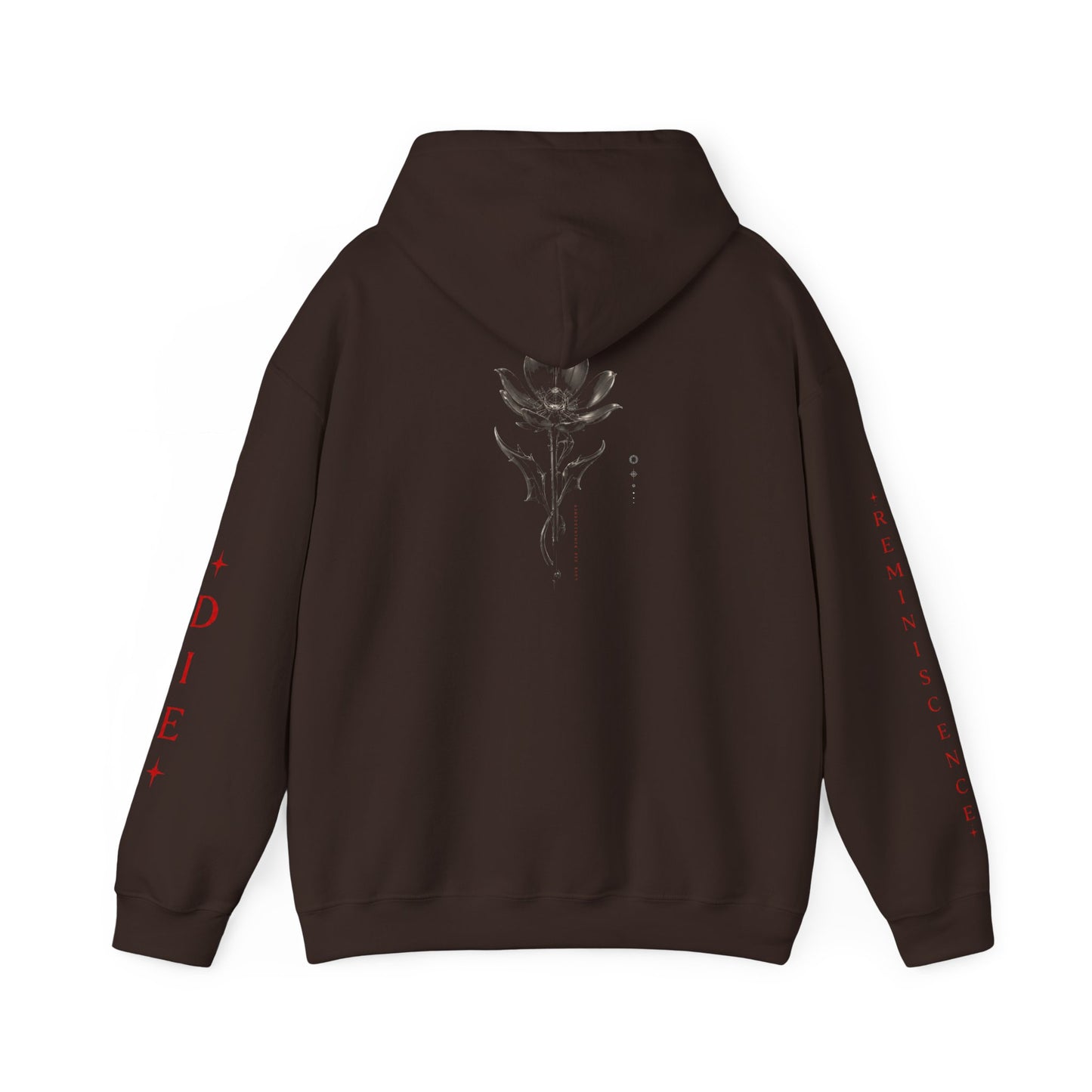 NICOLOCO Hoodie - Midweight "LOVE DIE REMINISCENCE" Graphic