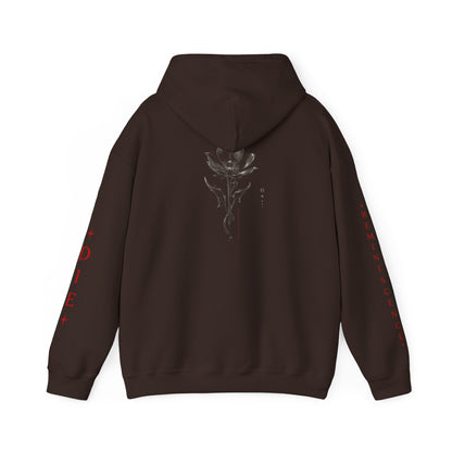 NICOLOCO Hoodie - Midweight "LOVE DIE REMINISCENCE" Graphic