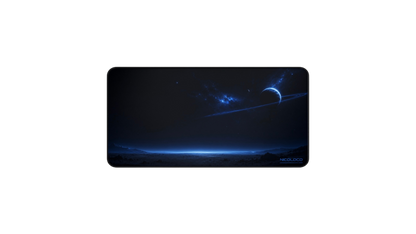 NICOLOCO Galaxy Horizon Desk Mat — Blue Space Landscape Mousepad
