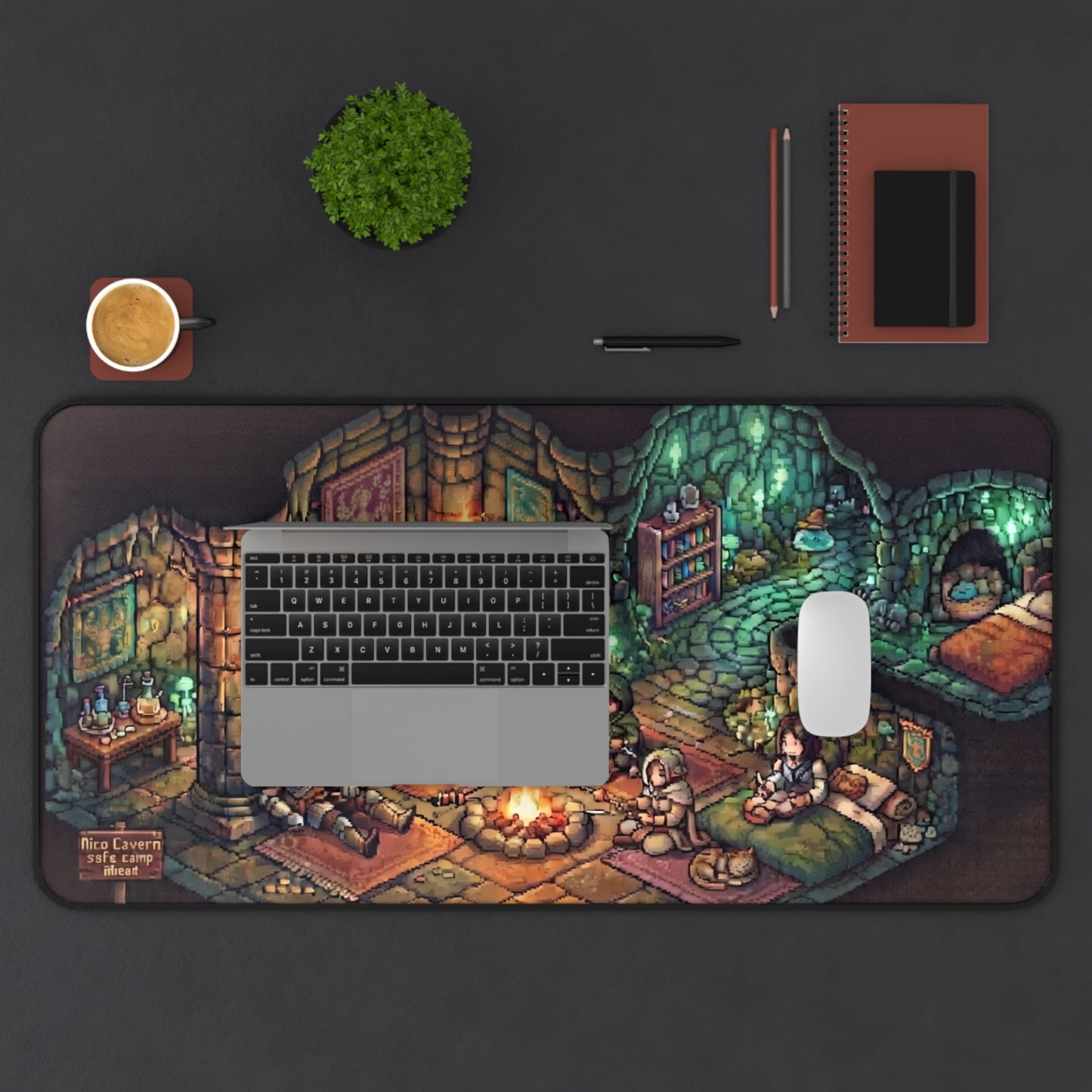 NICOLOCO Desk Mat - Dungeon Crawler Mouse Pad