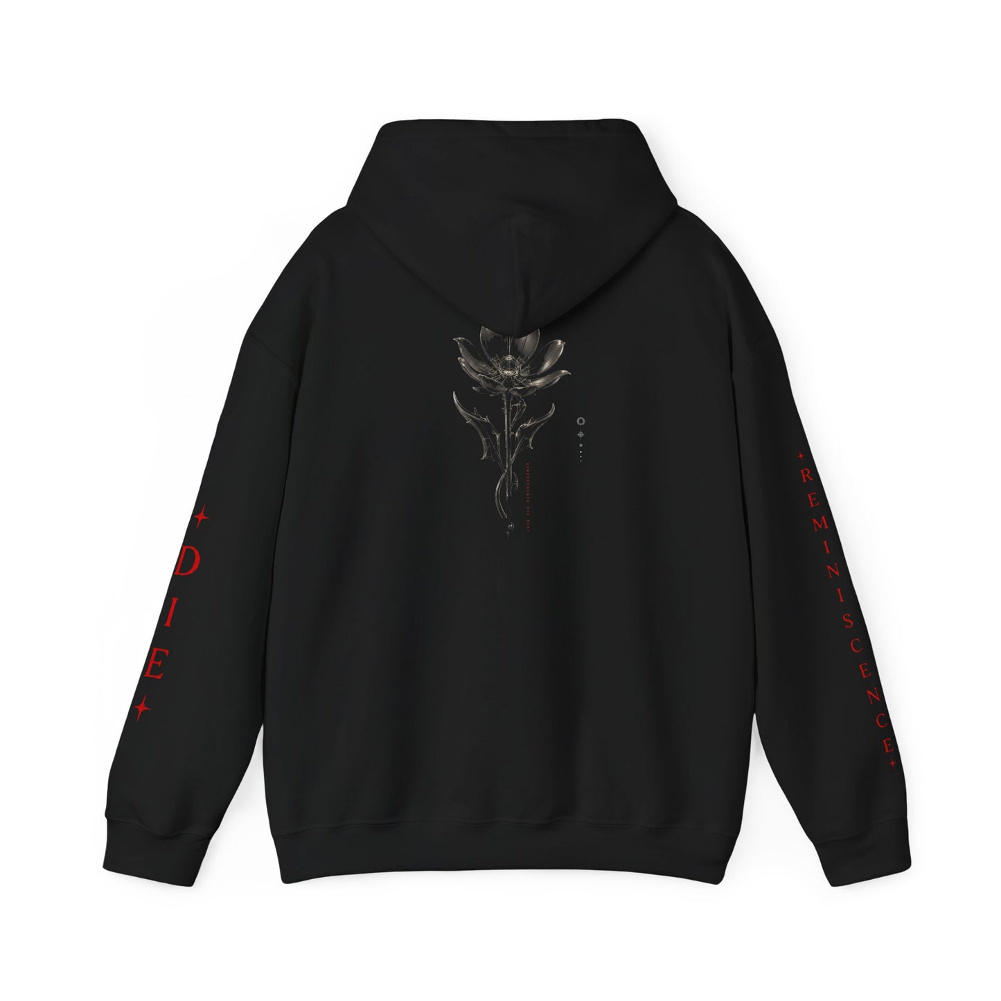 NICOLOCO Hoodie - Midweight "LOVE DIE REMINISCENCE" Graphic