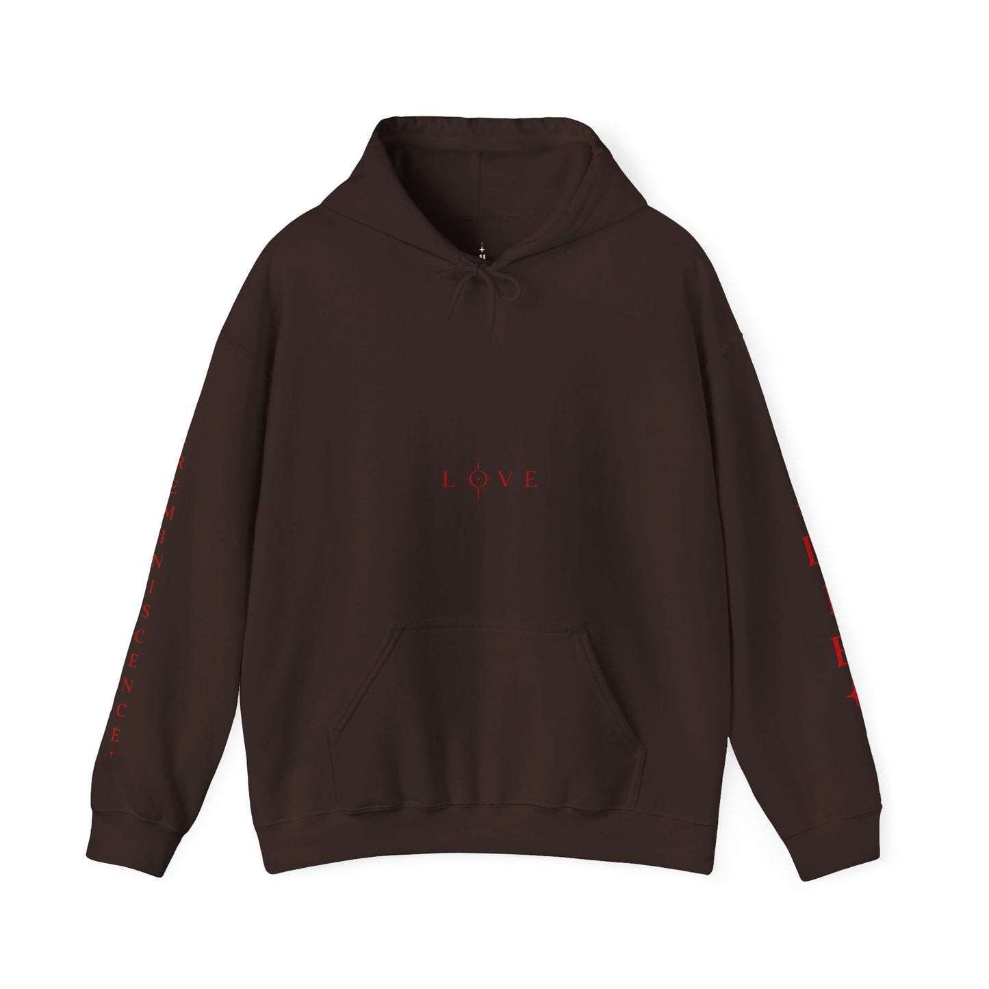 NICOLOCO Hoodie - Midweight "LOVE DIE REMINISCENCE" Graphic