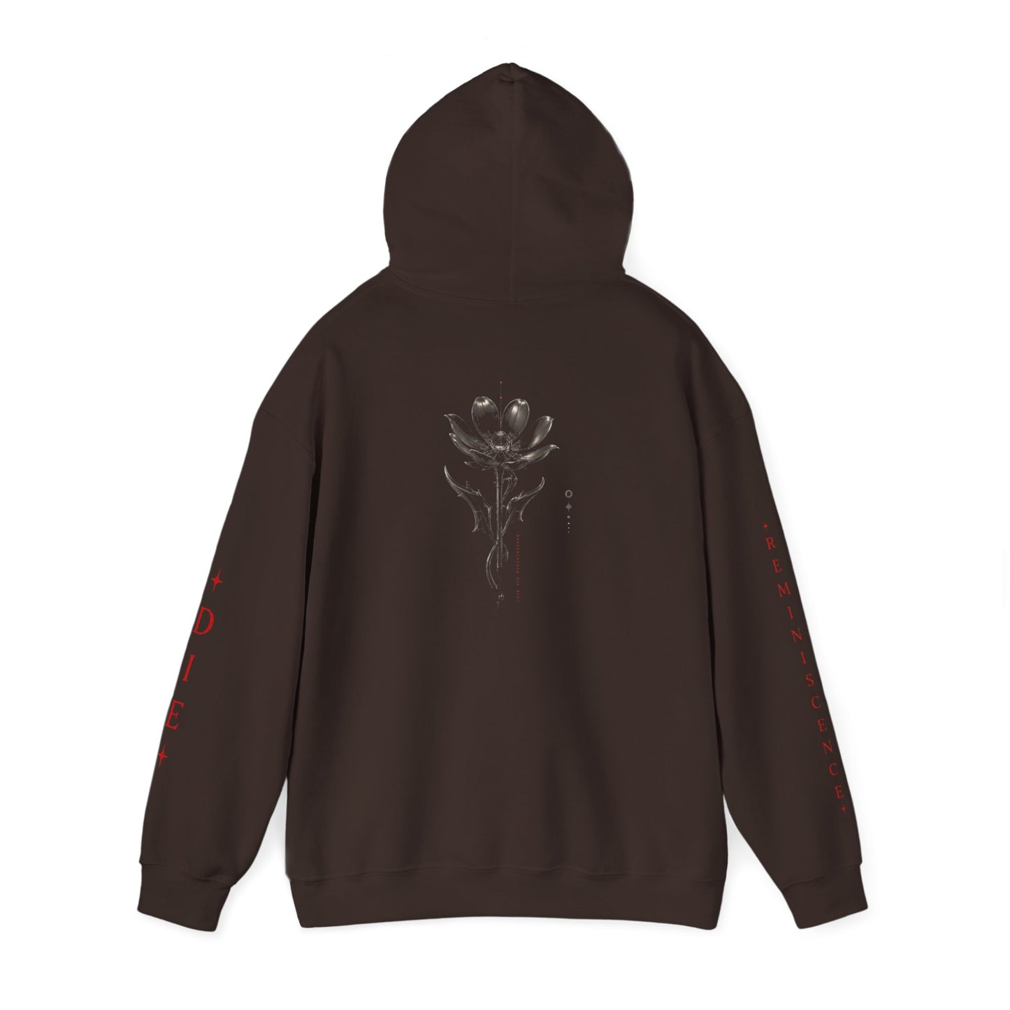 NICOLOCO Hoodie - Midweight "LOVE DIE REMINISCENCE" Graphic