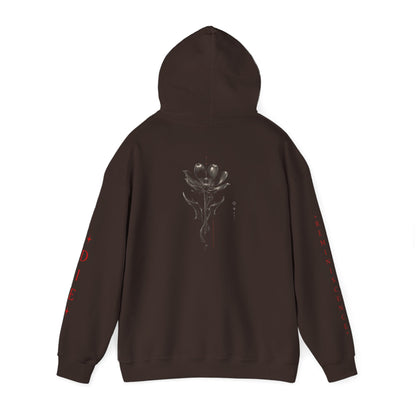 NICOLOCO Hoodie - Midweight "LOVE DIE REMINISCENCE" Graphic