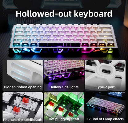 NICOLOCO Aura60 Mechanical Gaming Keyboard