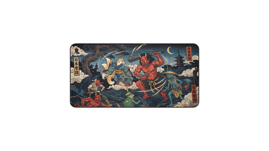 NICOLOCO Desk Mat - Night of the Oni Mouse Pad