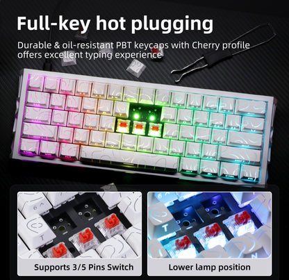 NICOLOCO Aura60 Mechanical Gaming Keyboard