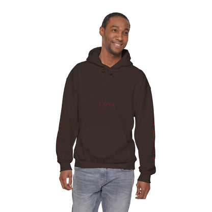NICOLOCO Hoodie - Midweight "LOVE DIE REMINISCENCE" Graphic