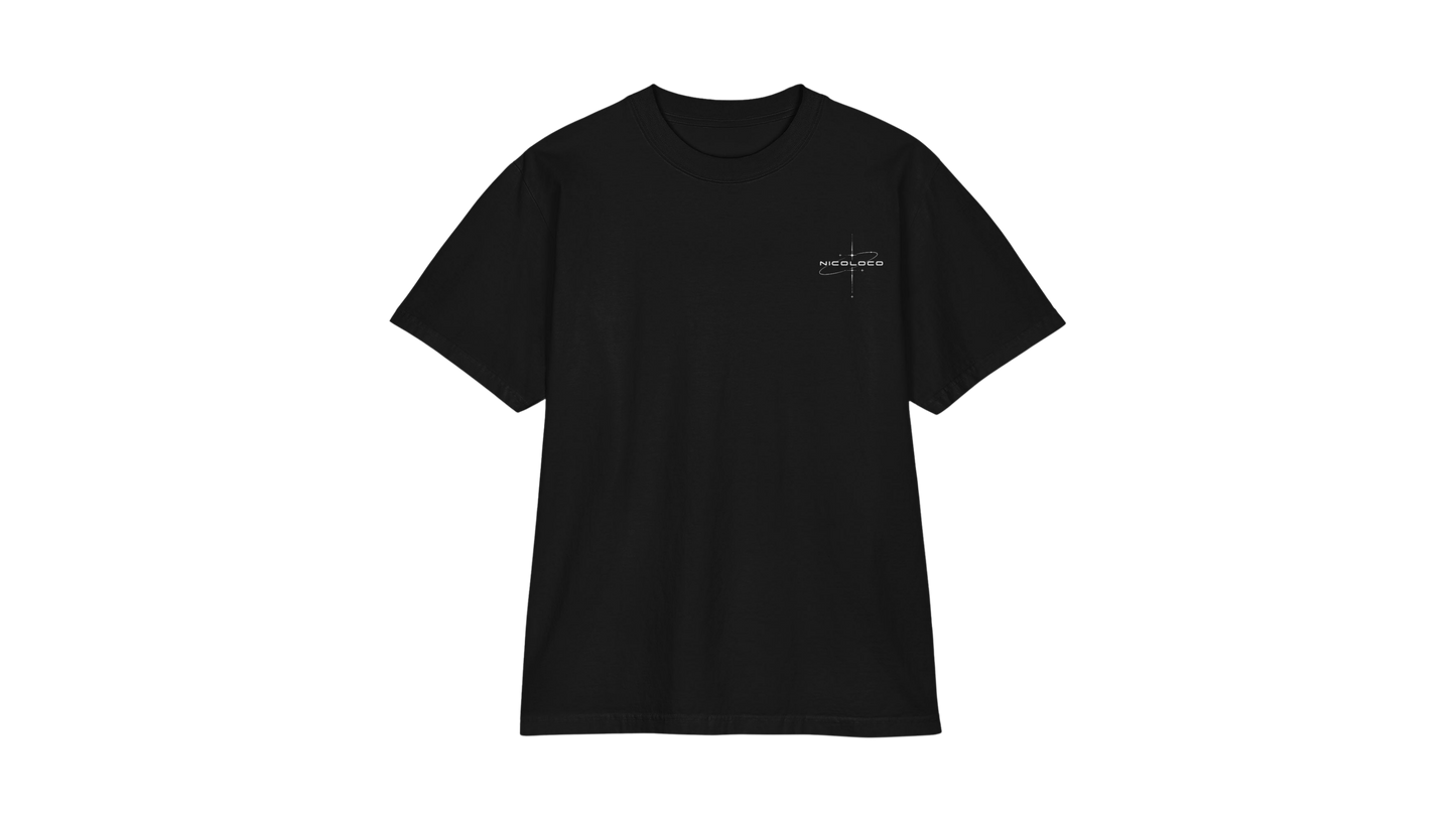 NICOLOCO T-Shirt — NL Brand black Heavyweight tee
