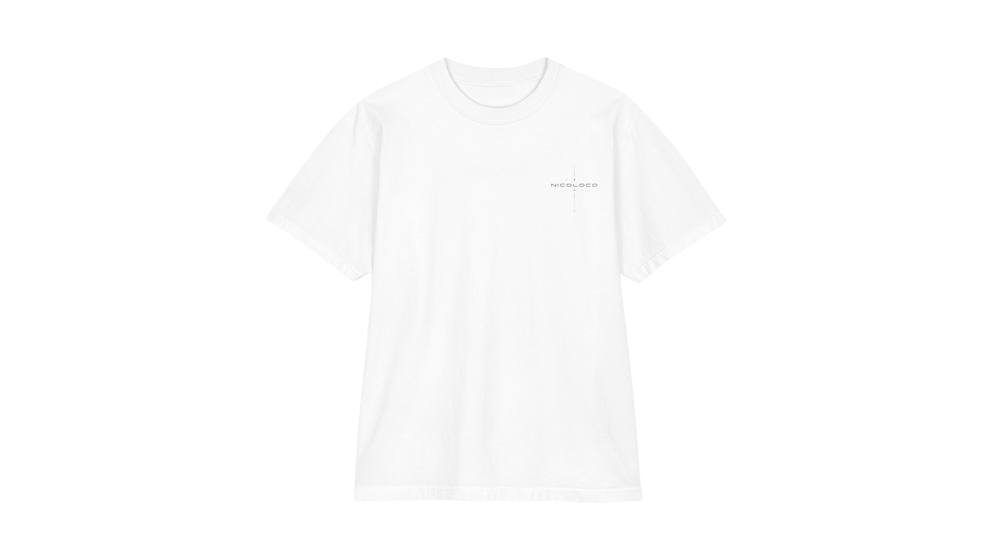 NICOLOCO T-Shirt — NL Brand white Heavyweight tee