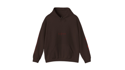 NICOLOCO Hoodie - Midweight "LOVE DIE REMINISCENCE" Graphic